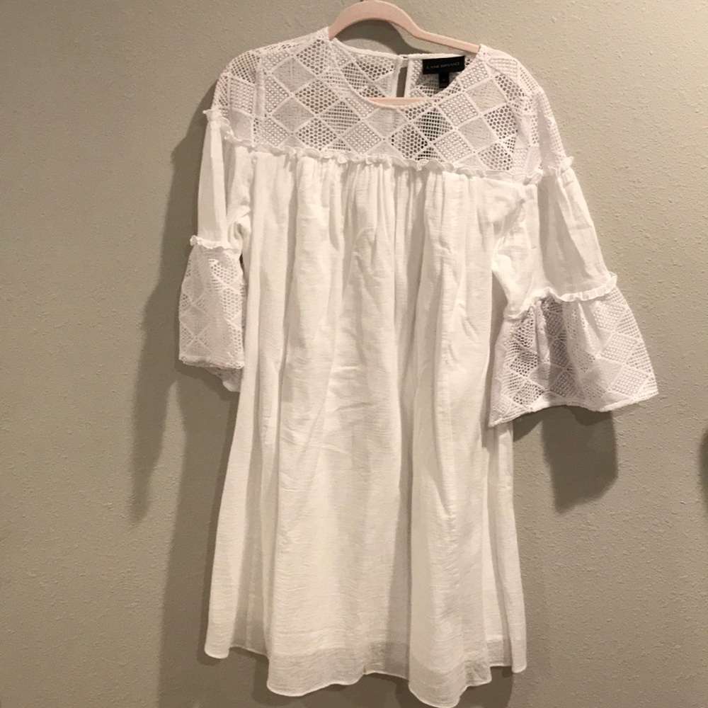 White cotton dress